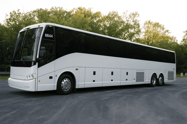 exterior of Washington Coach Bus Service coach bus