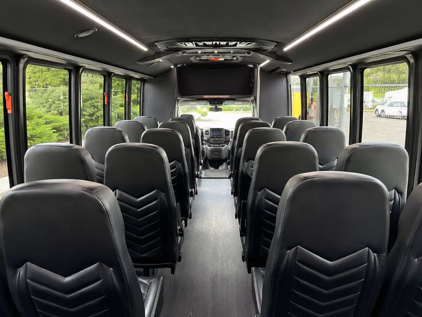 20 passenger minibus inside