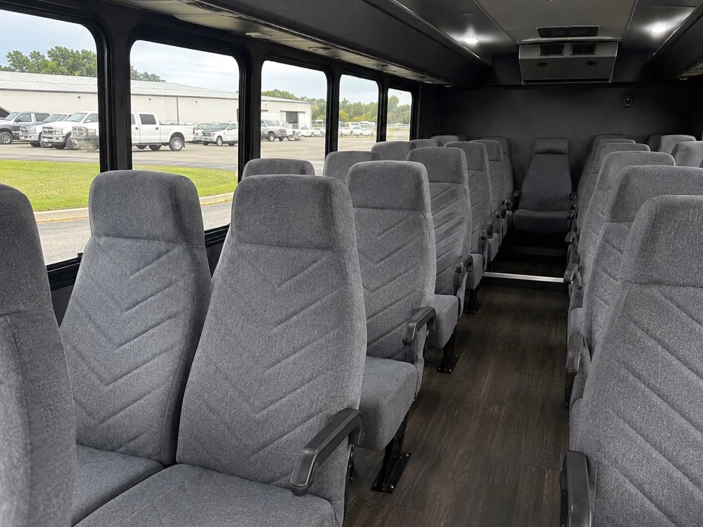 20 passenger minibus interior