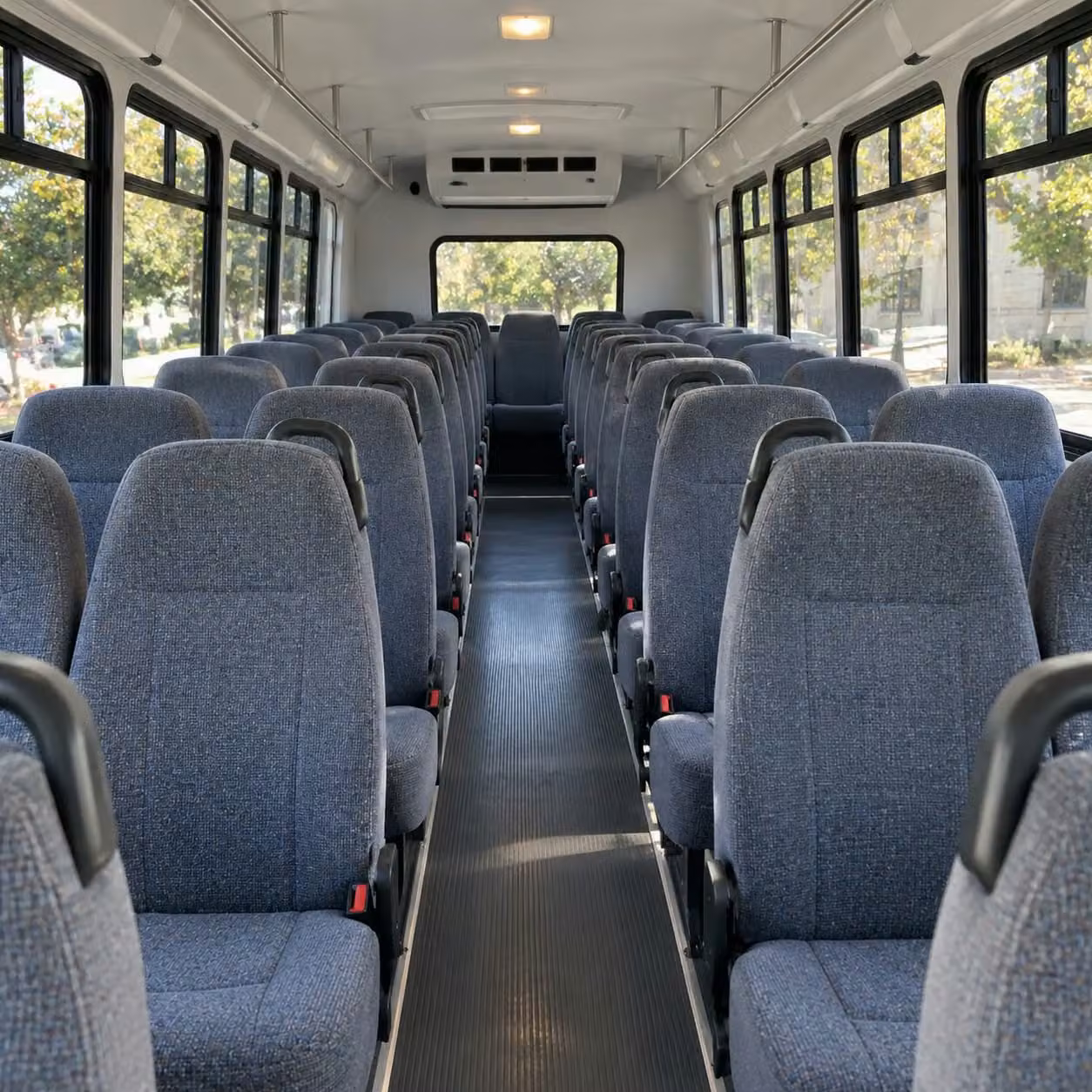 28 passenger minibus interior
