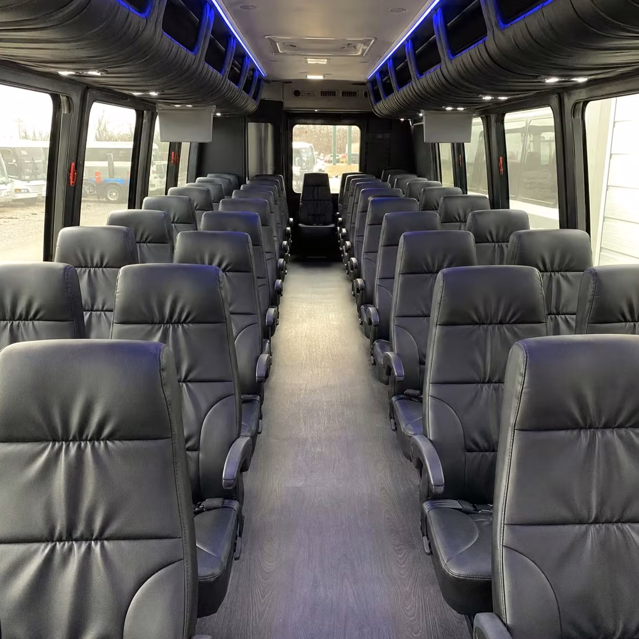 35 passenger minibus inside