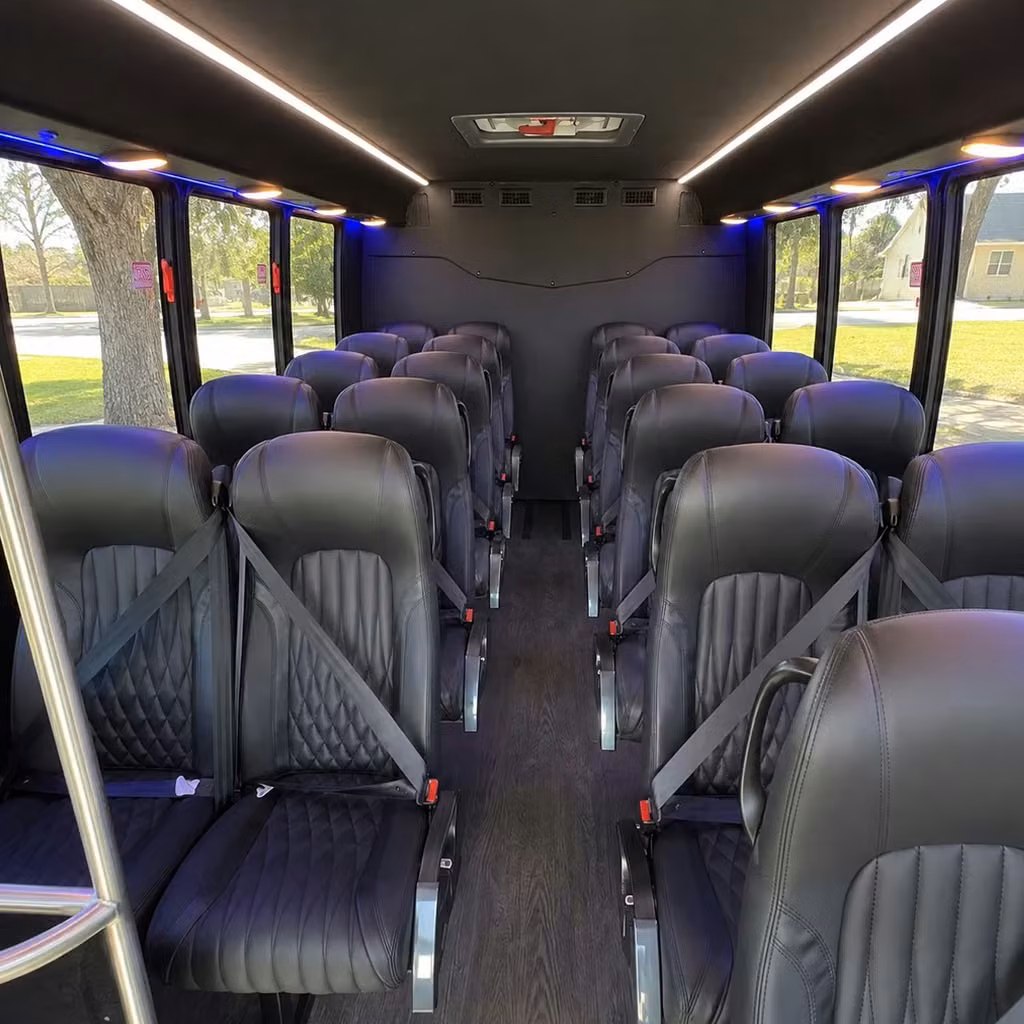 35 passenger minibus interior