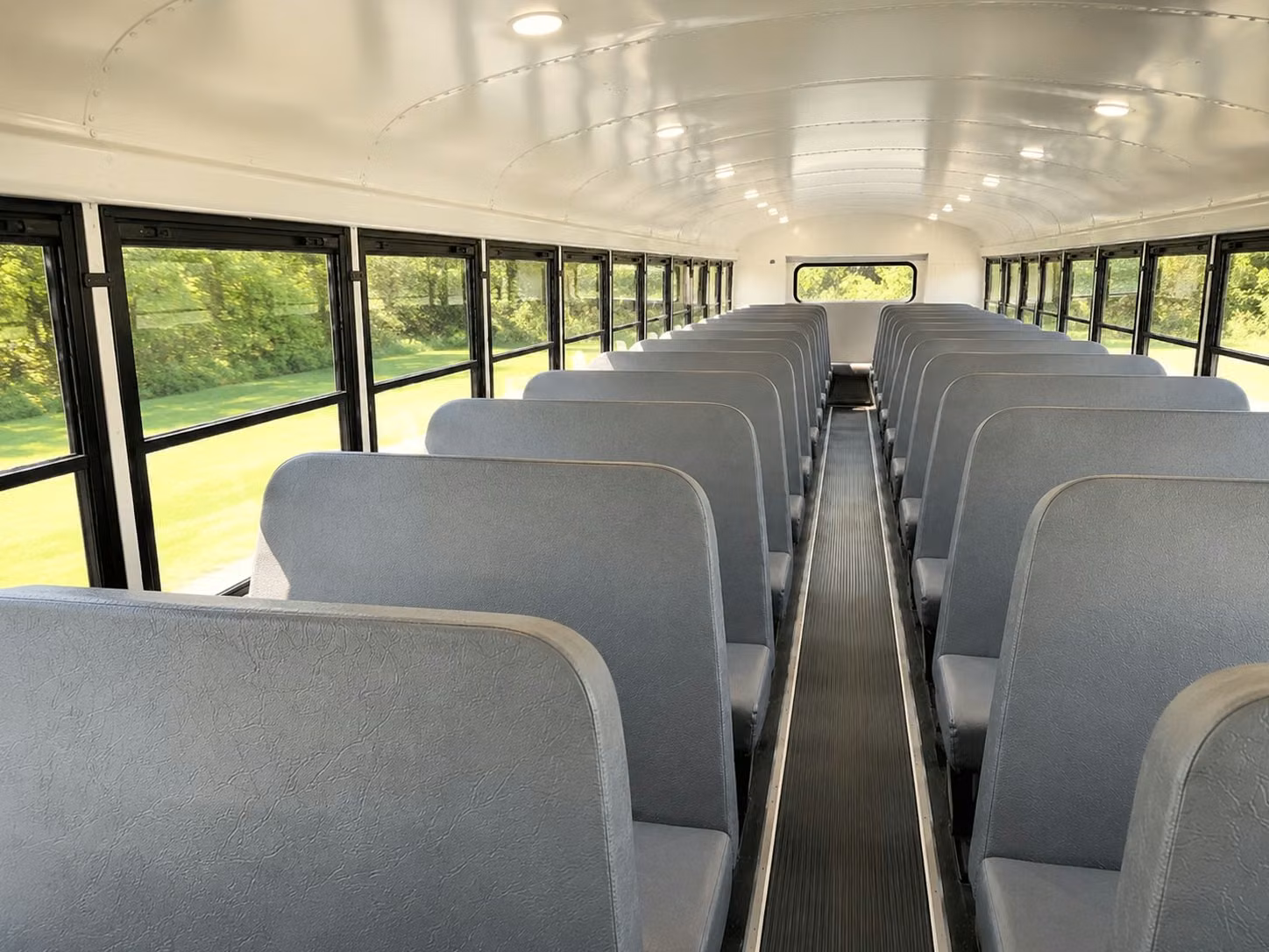 school bus interior